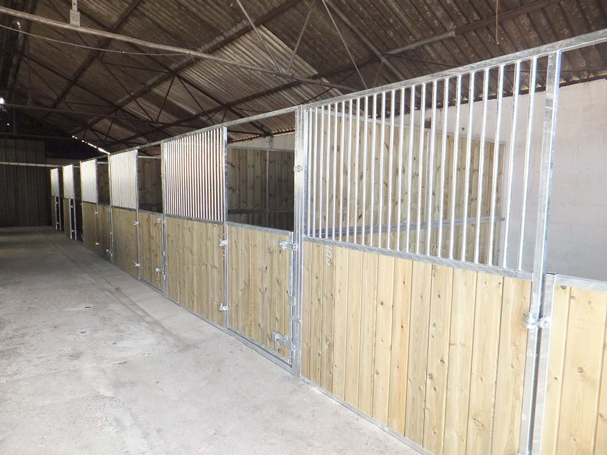 We have 12 american style stables